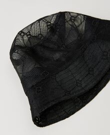 Mesh fisherman's hat with Oval T Black Woman 231TO5036-02