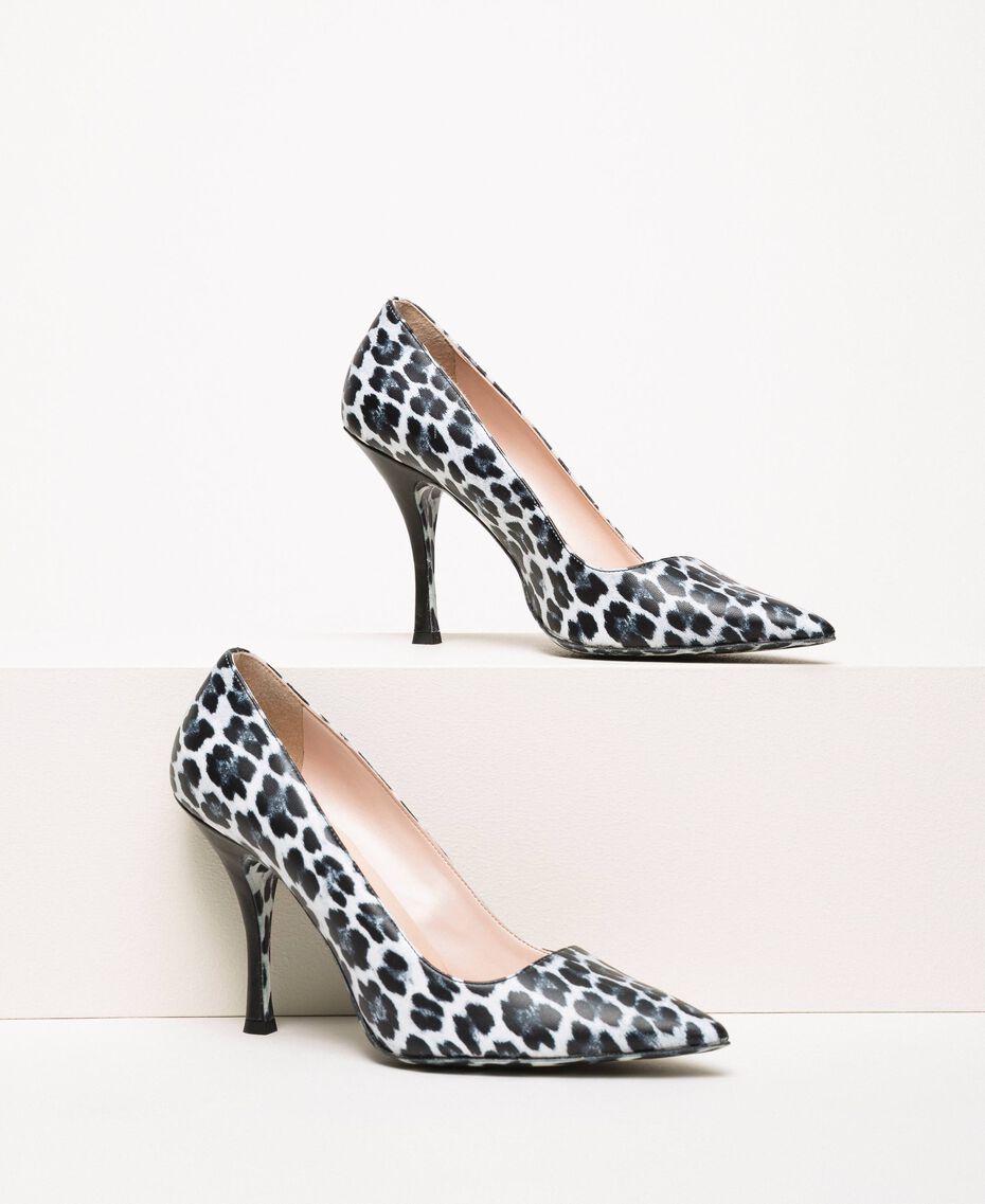 Zapatos de salón animal print Mujer, Estampado | TWINSET Milano