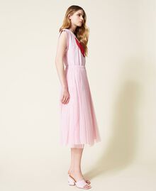 Gonna in tulle plumetis Rosa "Bouquet" Donna 221TQ2110-02