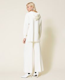 Knit palazzo trousers White Snow Woman 212TP3247-04