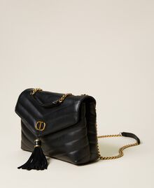 'Dreamy' leather shoulder bag Black Woman 222TB7411-02