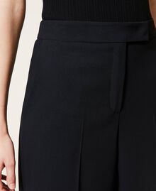 Pantalon taille haute avec poches Noir Femme 221TP2401-05