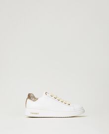 Trainers with glitter details White Child 231GCJ010-01