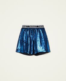 Full sequin shorts "Surf” Blue Child 212GJ2392-0S