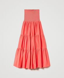 Poplin skirt-dress "Flamingo" Pink Woman 231LB2ACC-0S