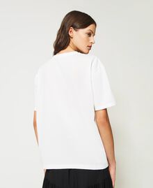 T-shirt with daisy print Sugar White Woman 231LL2QDD-04