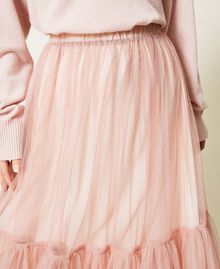 Eco-friendly tulle skirt Quartz Pink Woman 212TQ2130-04