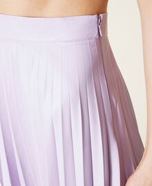 Jupe mi-longue plissée Violet « Pastel Lilac » Femme 221AT2173-05