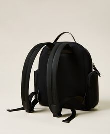 Scuba backpack with logo Black Woman 212AO8091-03