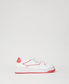Trainers with contrasting trim Mousse Pink Woman 231TCP080-01