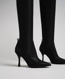 Thigh high boots with stiletto heel Black Woman 192MCP036-01