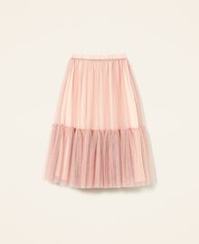 Eco-friendly tulle skirt Chalk Woman 212TQ2130-0S
