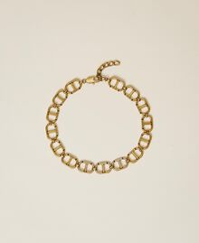 Choker with Oval T logo “Aged Coppery Brass” Gold Woman 222TO5064-01