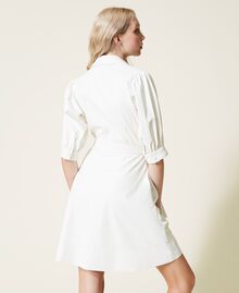Leather-like dress with belt Lily Woman 222AP2320-04