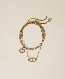 Collar de cadena con colgantes Oro «Latón envejecido Cobrizo» Mujer 222TA4012-01