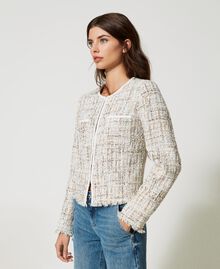 Bouclé jacket with sequins Soft Bouclé Woman 231AP2471-03