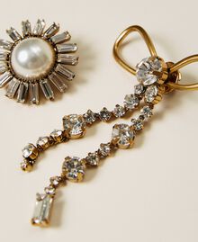 Set of brooches with bow and pearl Crystal Woman 212TA4015-02