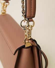 Shoulder bag with Oval T charm "Dune" Beige Woman 222TD8324-05