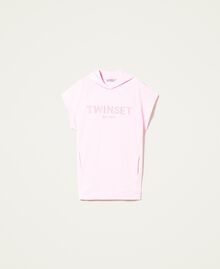 Maxi sweat-shirt avec logo brodé Rose « Bouquet » Femme 221TP2163-0S