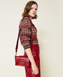 Small shoulder bag with logo Cherry Red Woman 212TD8061-0S