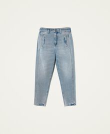 Jeans lavaggio green cast Blu "Denim Medio" Donna 221TP2641-0S