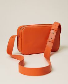 Shoulder bag with lasered logo "Exotic Orange" Woman 221TB7194-02