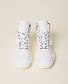 High top trainers with logo laces Lily Woman 222ACP052-05