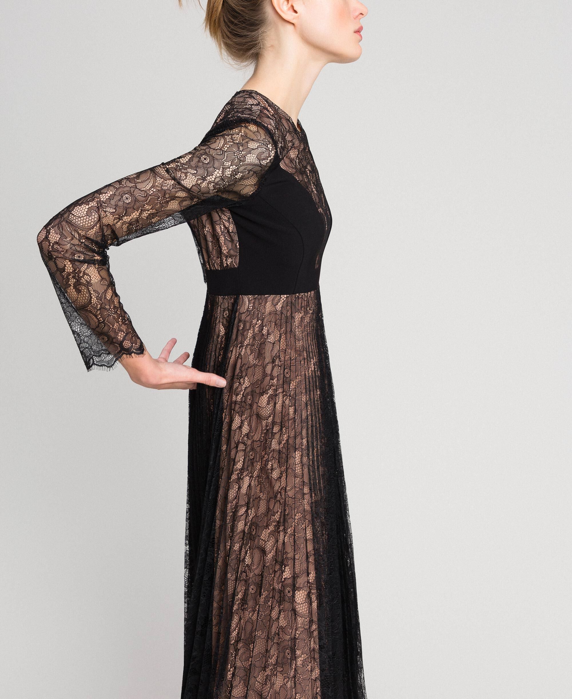 black full length gown
