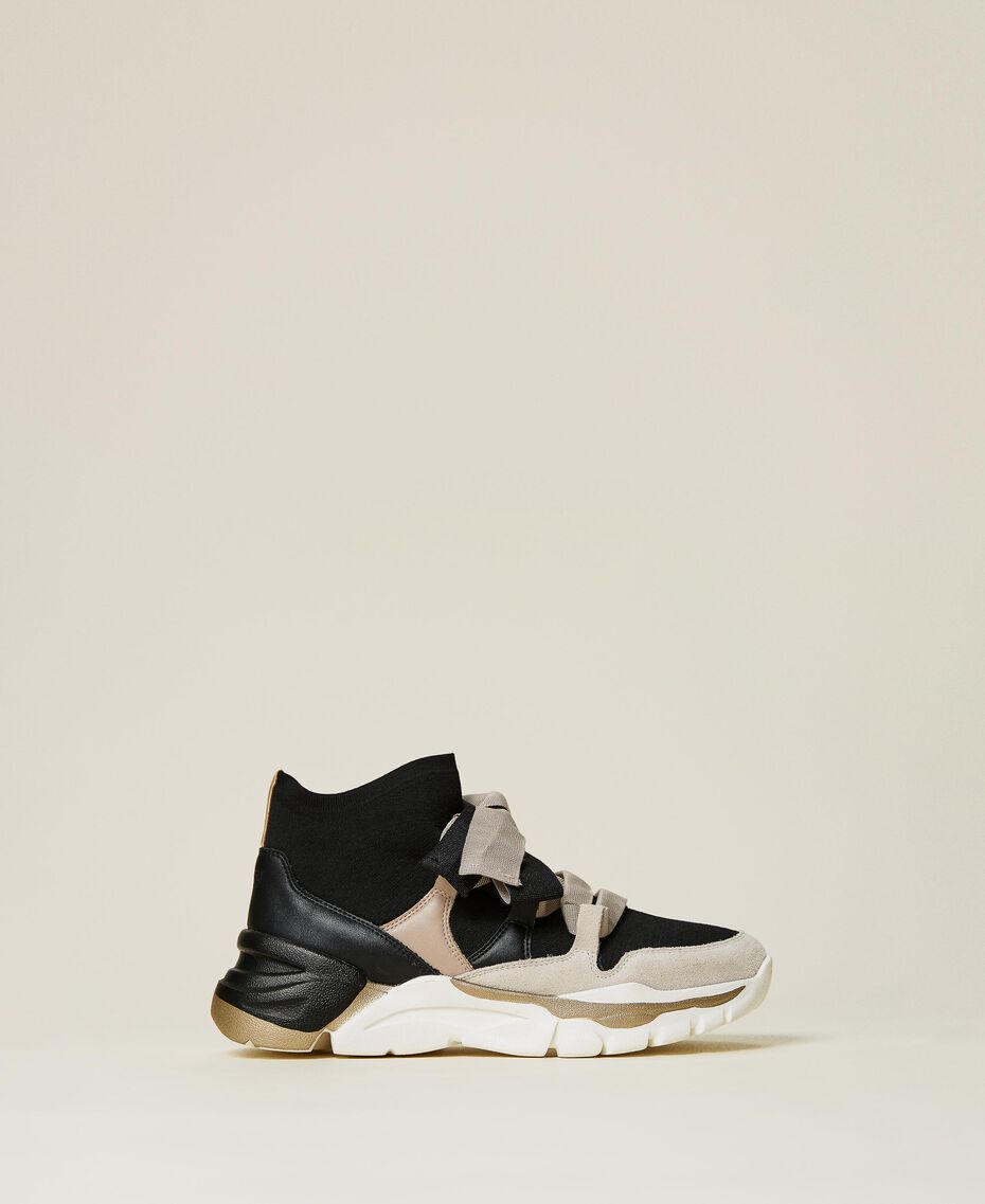 trainers with ribbon Black | TWINSET Milano