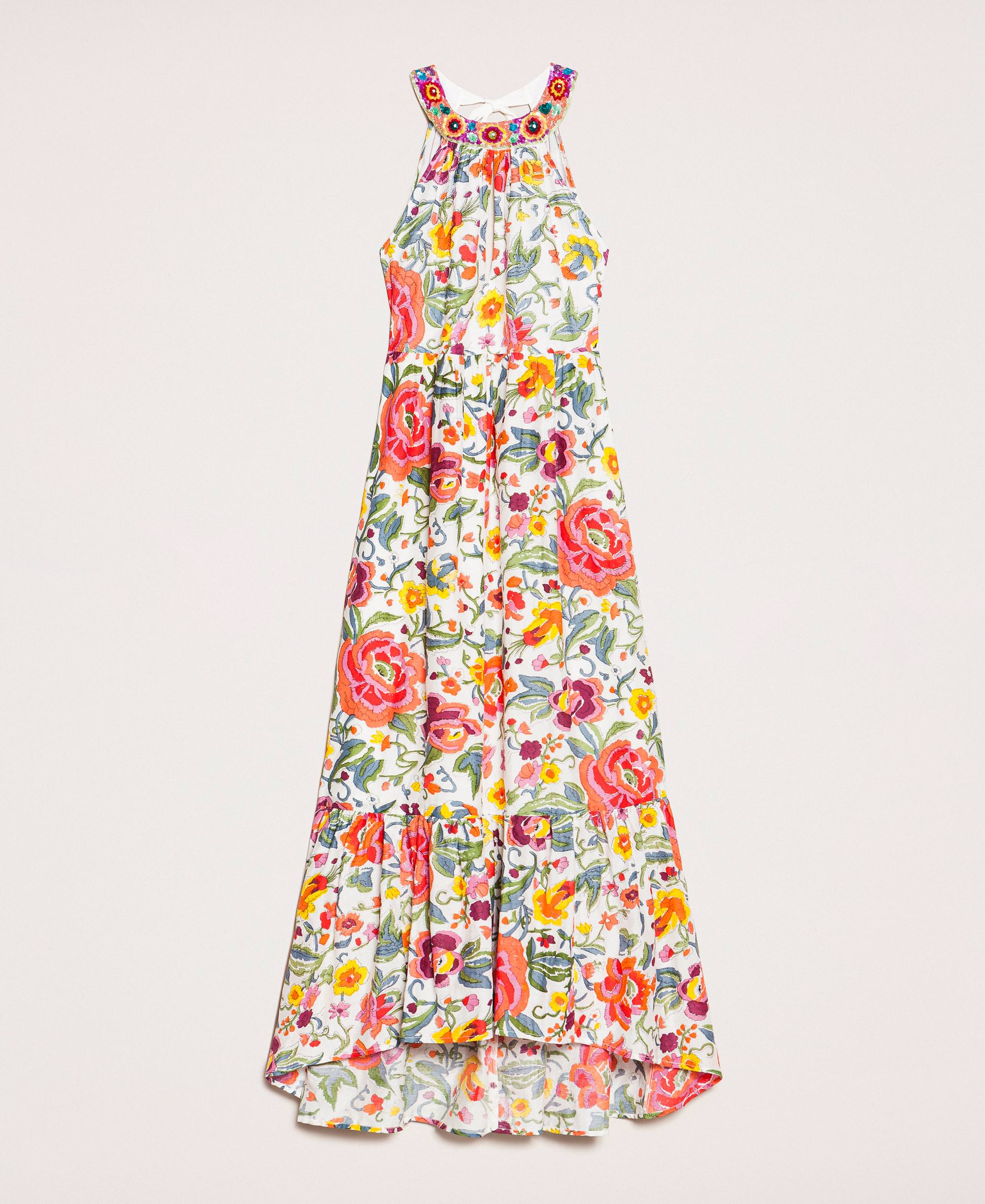 Robe Brodée Fleurie BCBG MAX AZRIA - Taille XXS Boho Chic