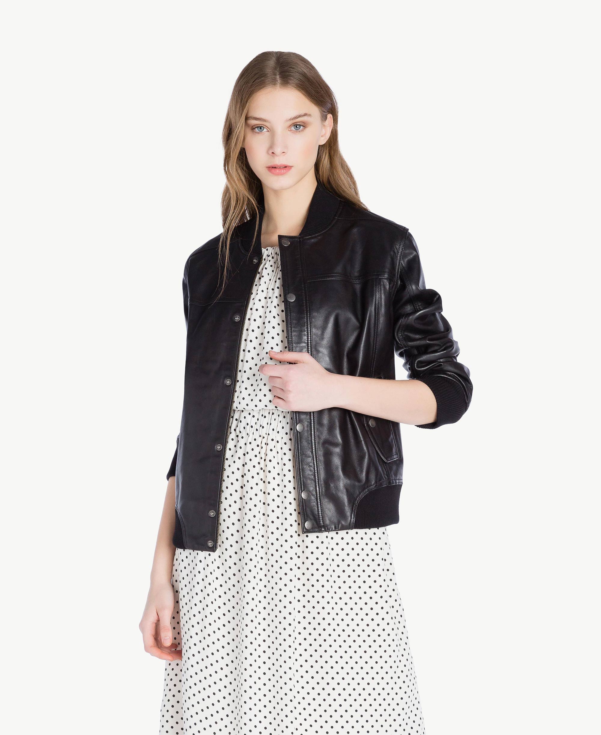 gracella leather jacket