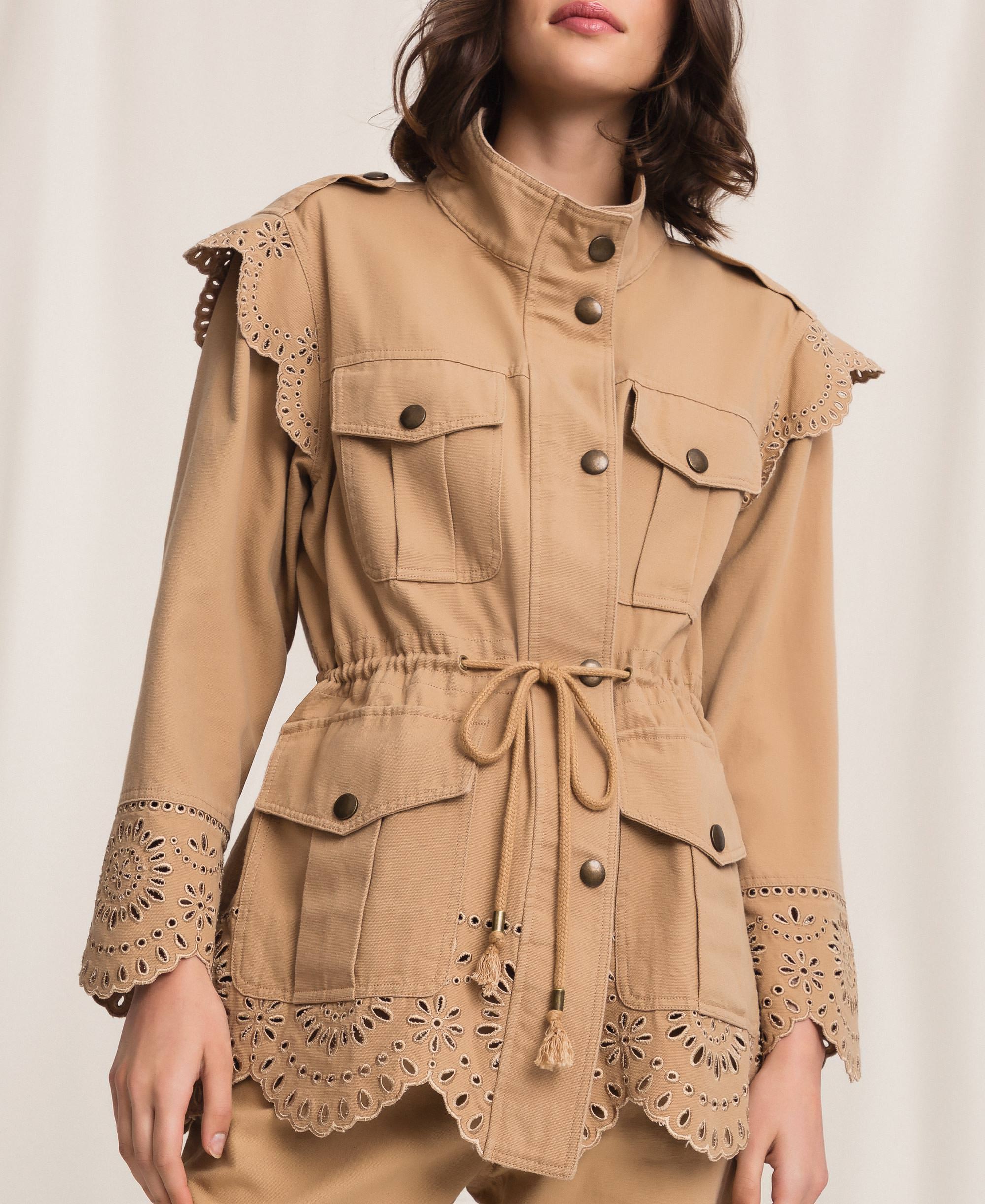 beige canvas jacket