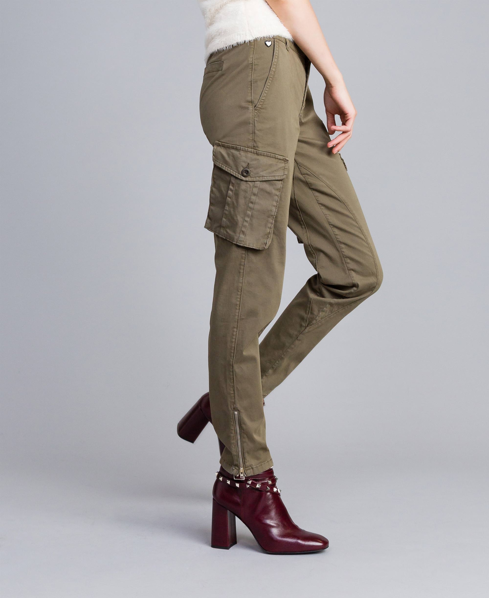 Pantalón Corte Chino Verde militar - This is me
