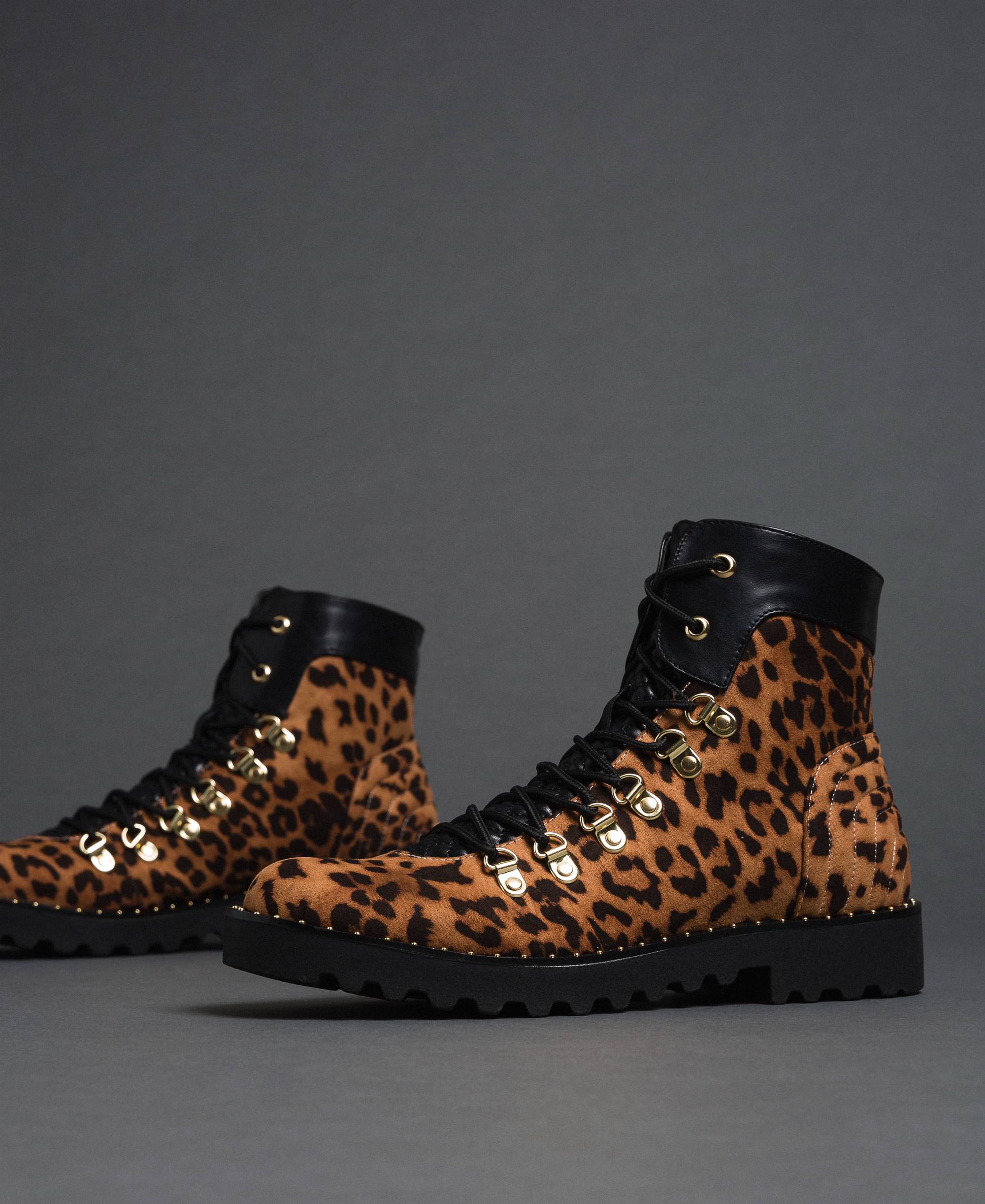 cheetah combat boots