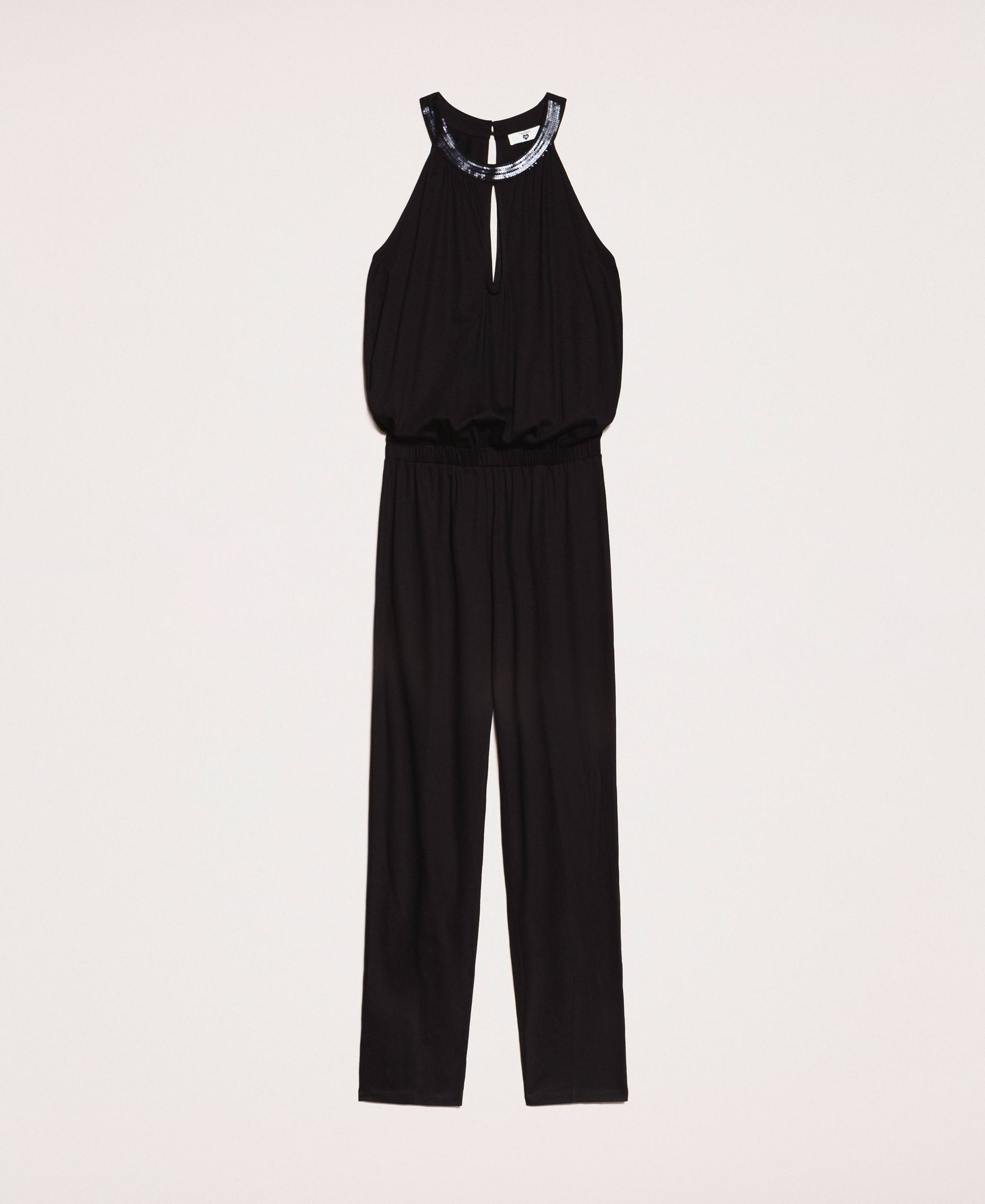 Summer Waist Sequined Jumpsuit main image 1