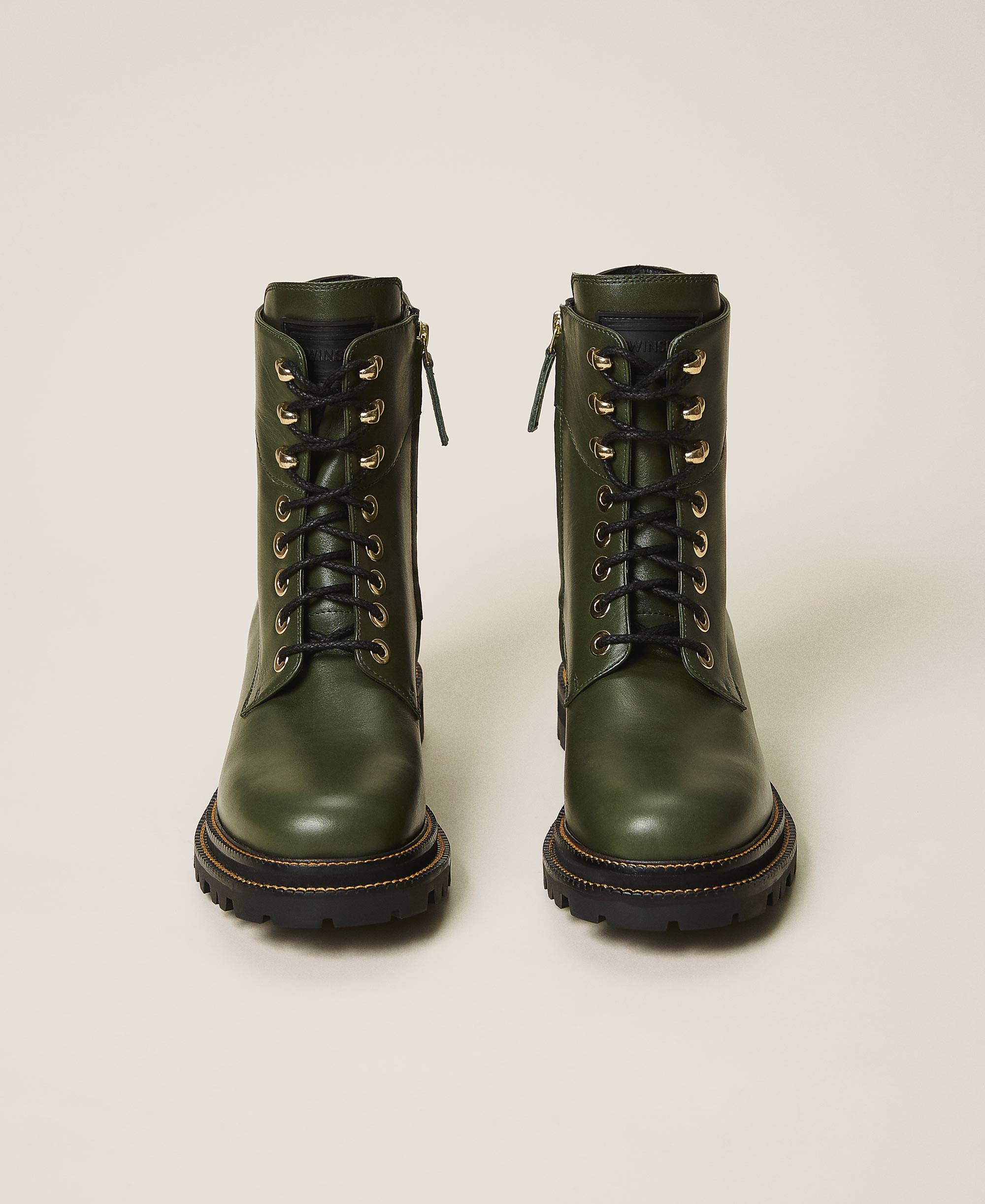 tie combat boots
