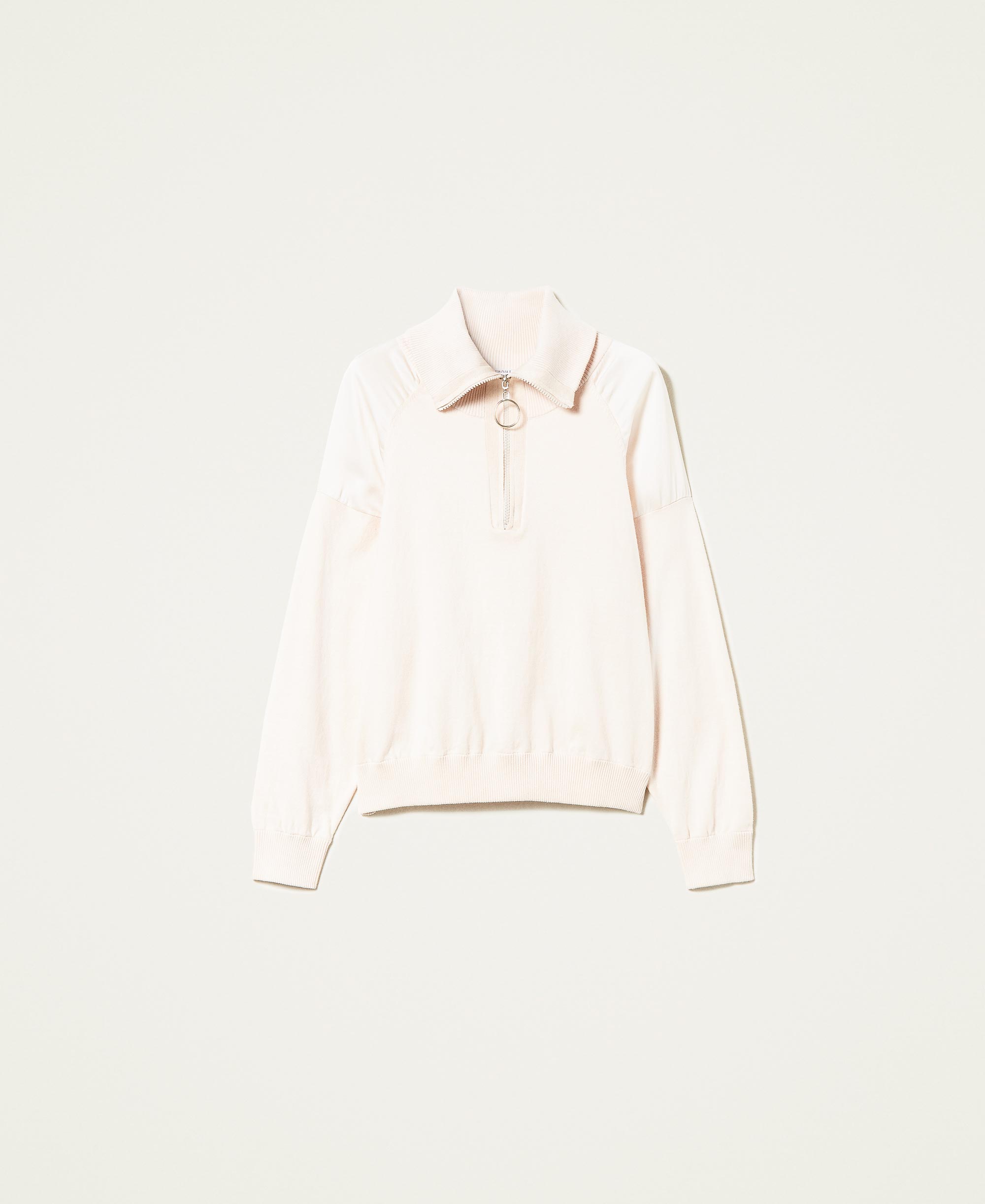 Regular jumper with inserts Woman 