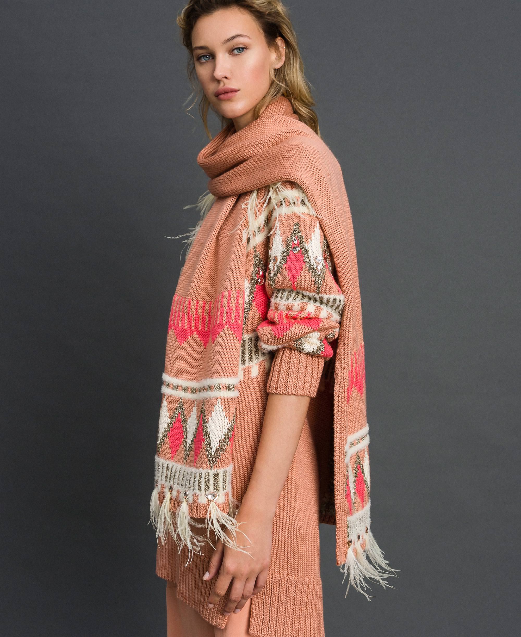 Street One Sciarpa Triangolare Jacquard Donna Con Frange - Morbido Mix Di Moda - Lunghezza 158 Cm - 4