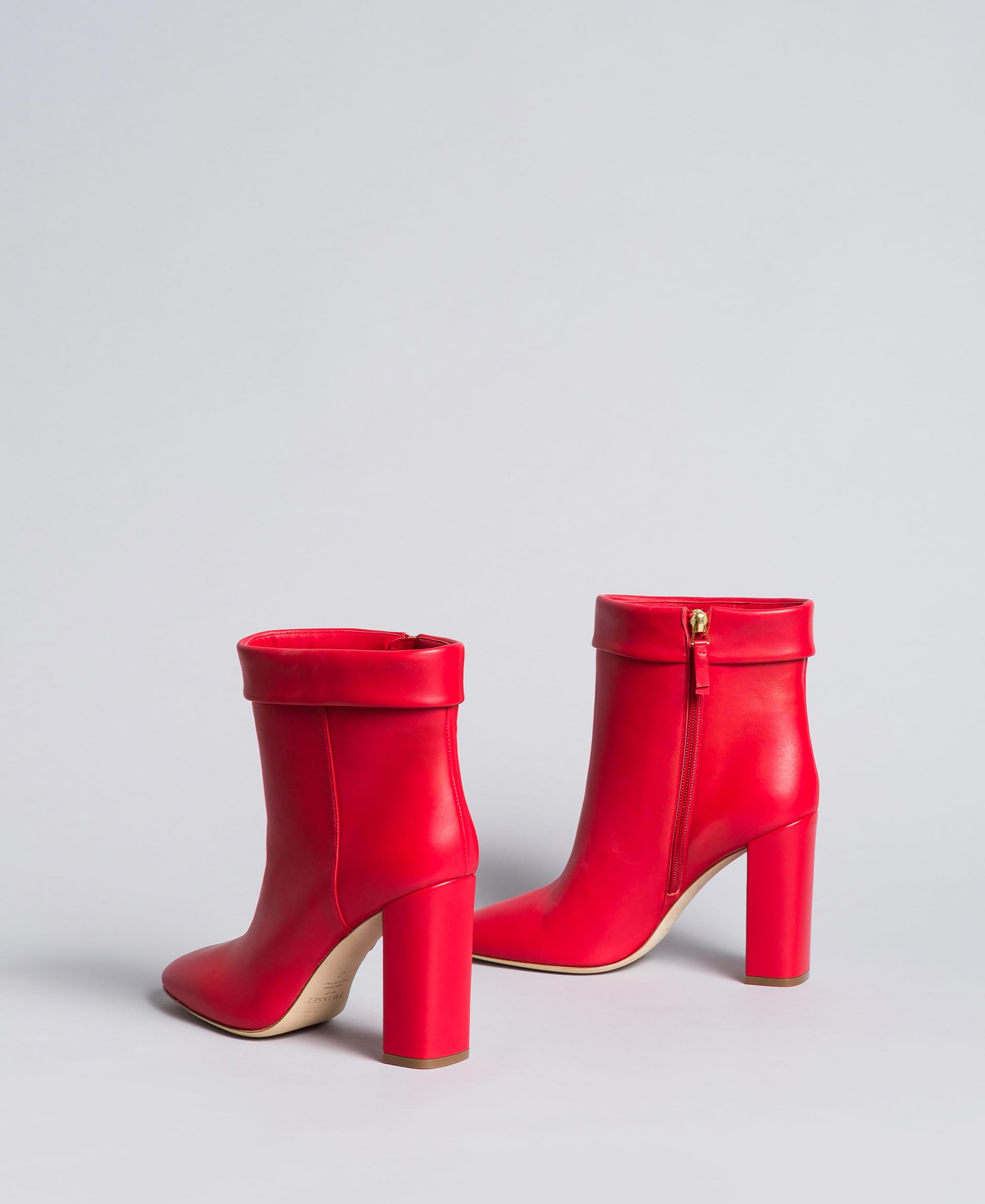 office red ankle boots