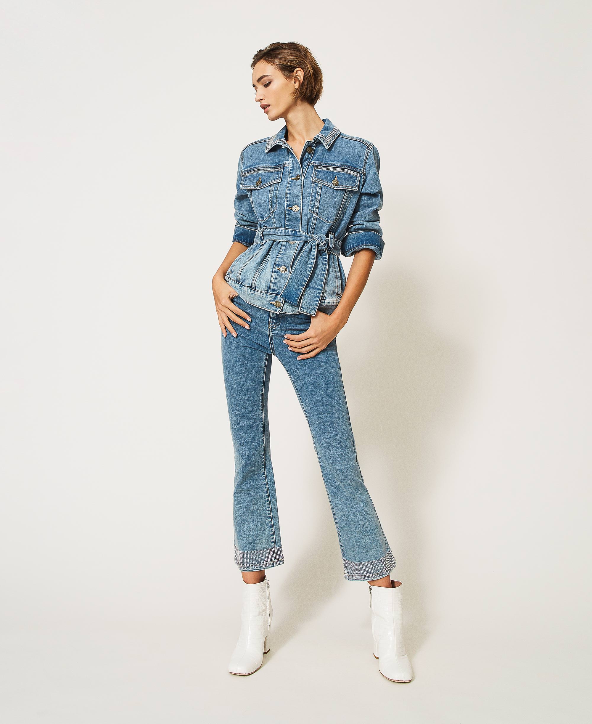 rolling stones denim jacket zara