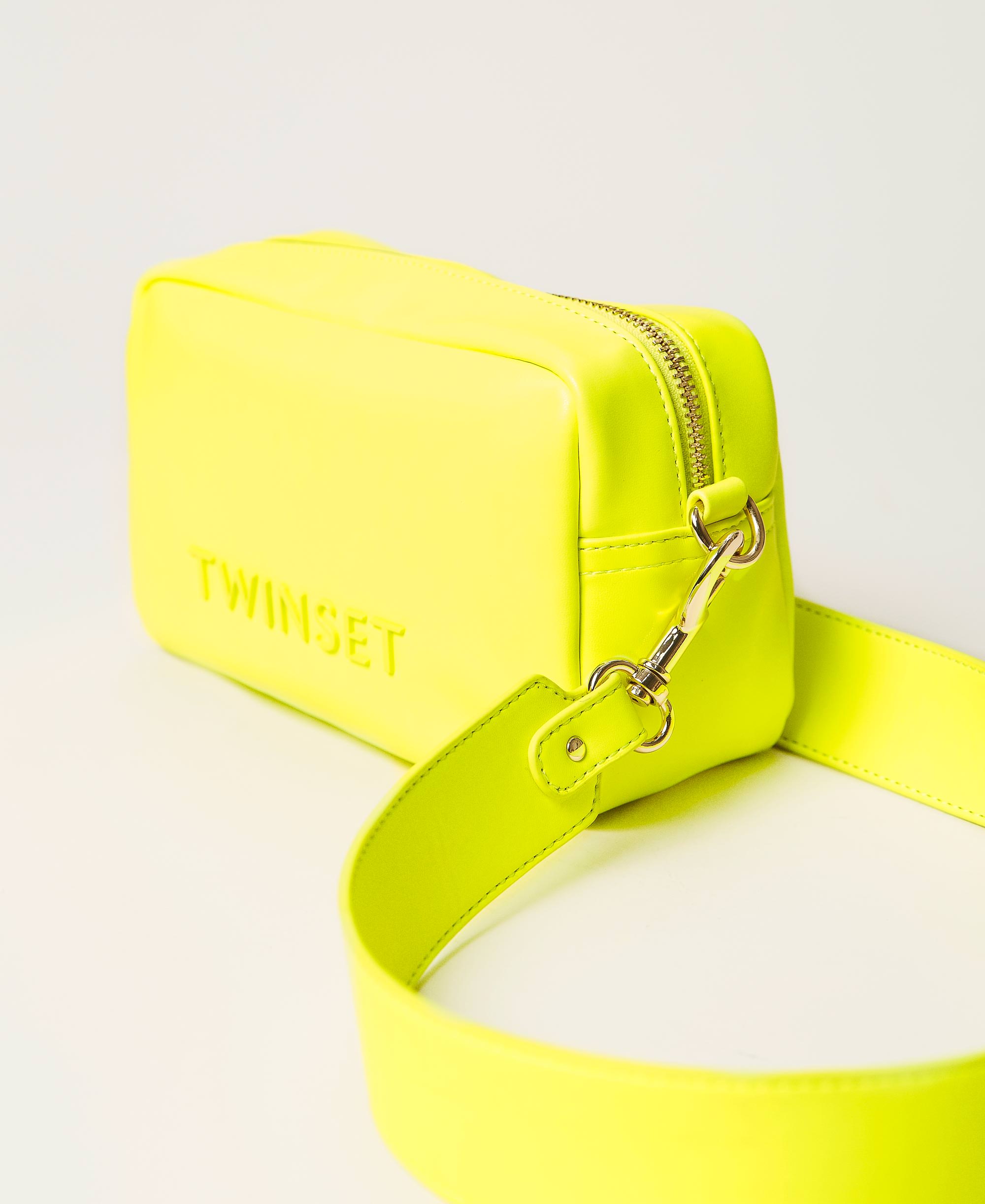 Bolso bandolera acolchado Mujer, Amarillo | TWINSET Milano