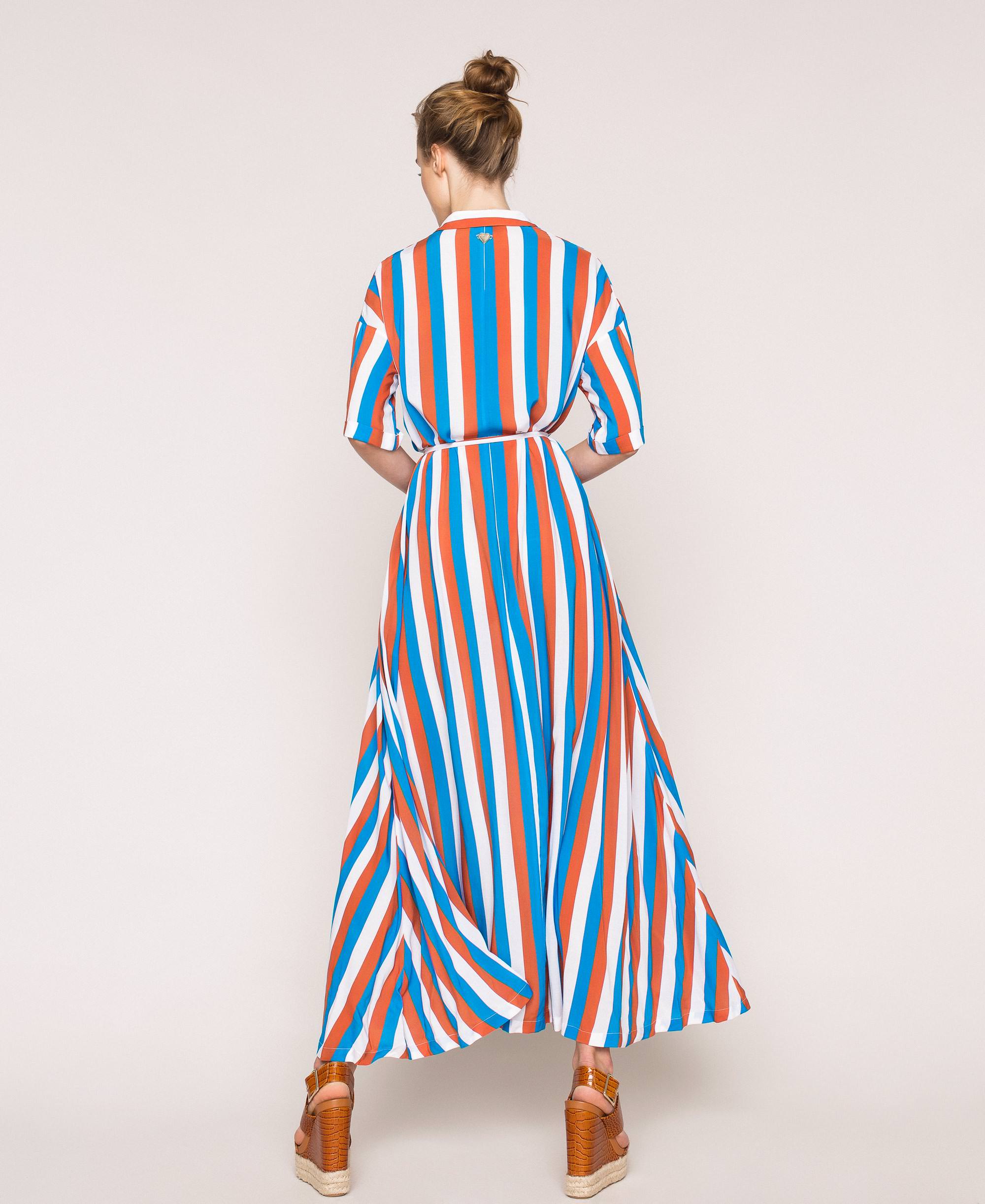 Long striped shirt dress Woman, Unique Variant TWINSET Milano