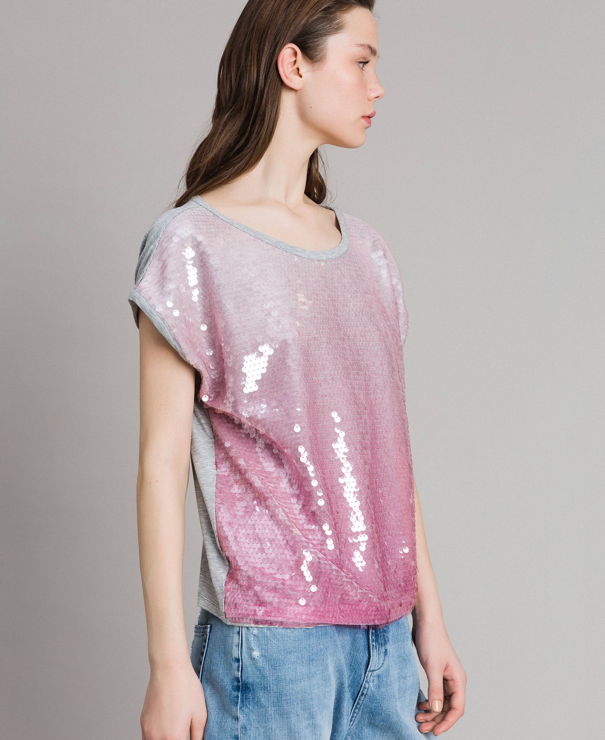 S.Oliver BLACK LABEL T-shirt Donna Con Paillettes – Modello 2157278, Colore 99, Taglia 40, Glamour Quotidiano