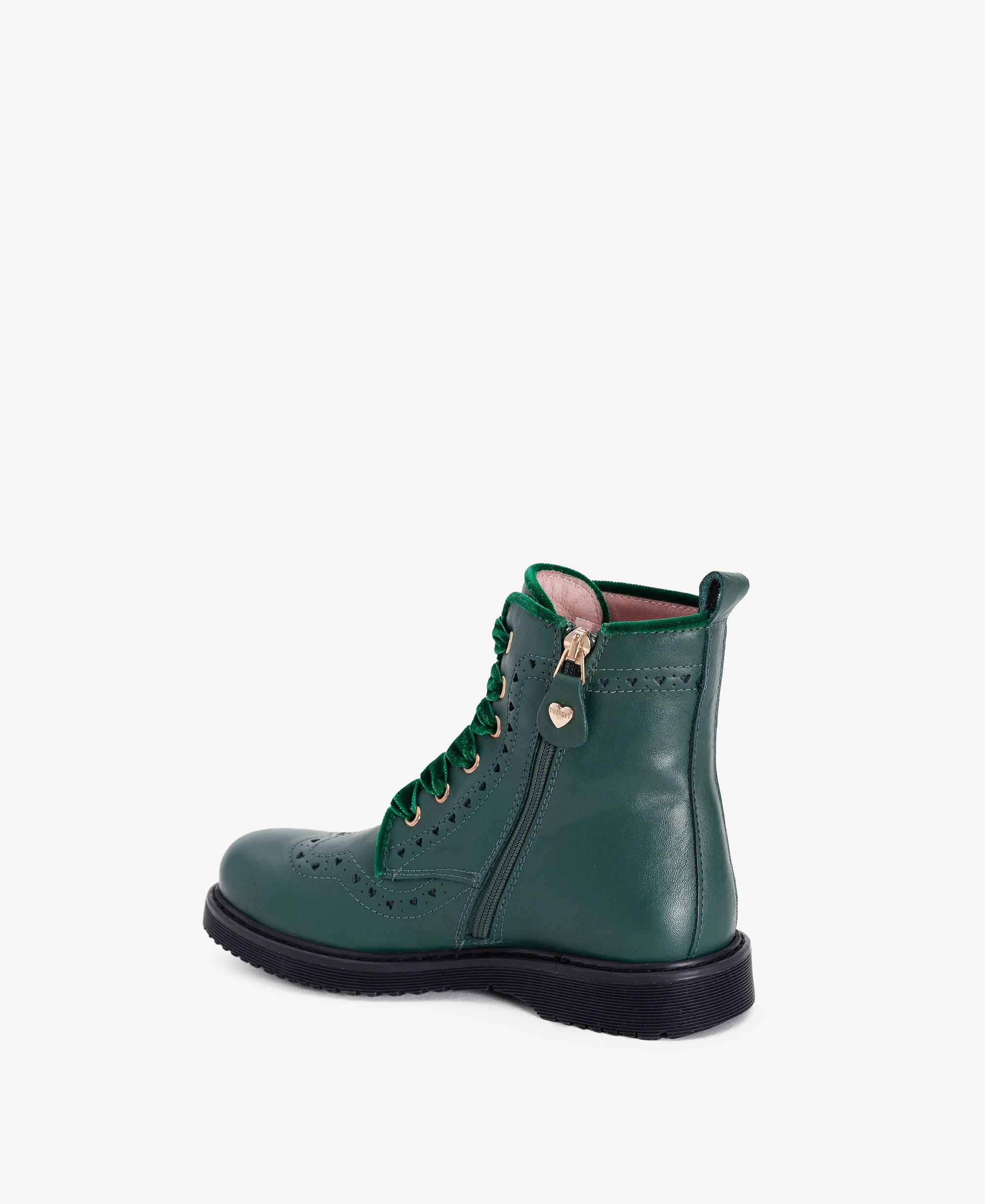 turquoise combat boots