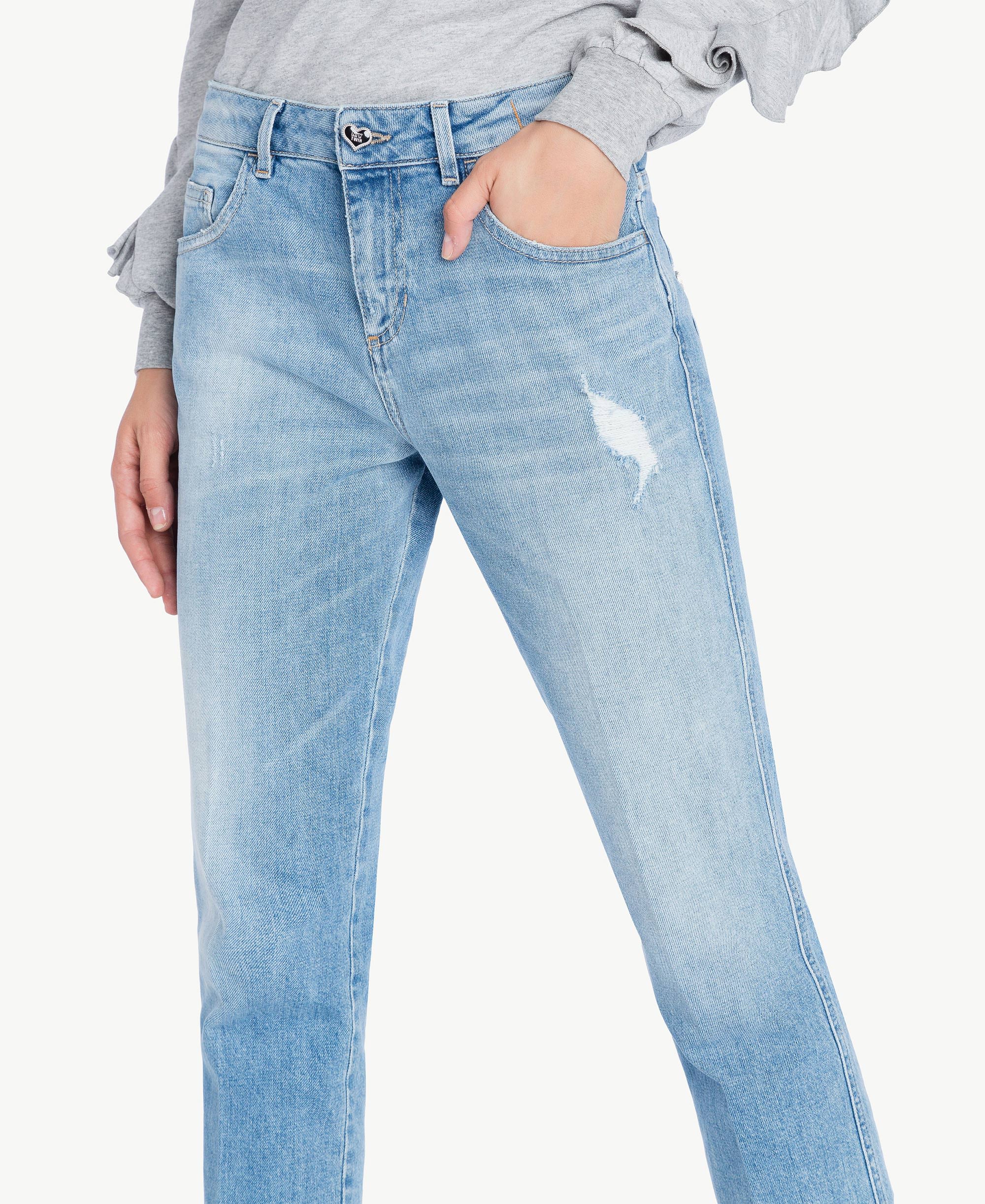 jeans with tear in back