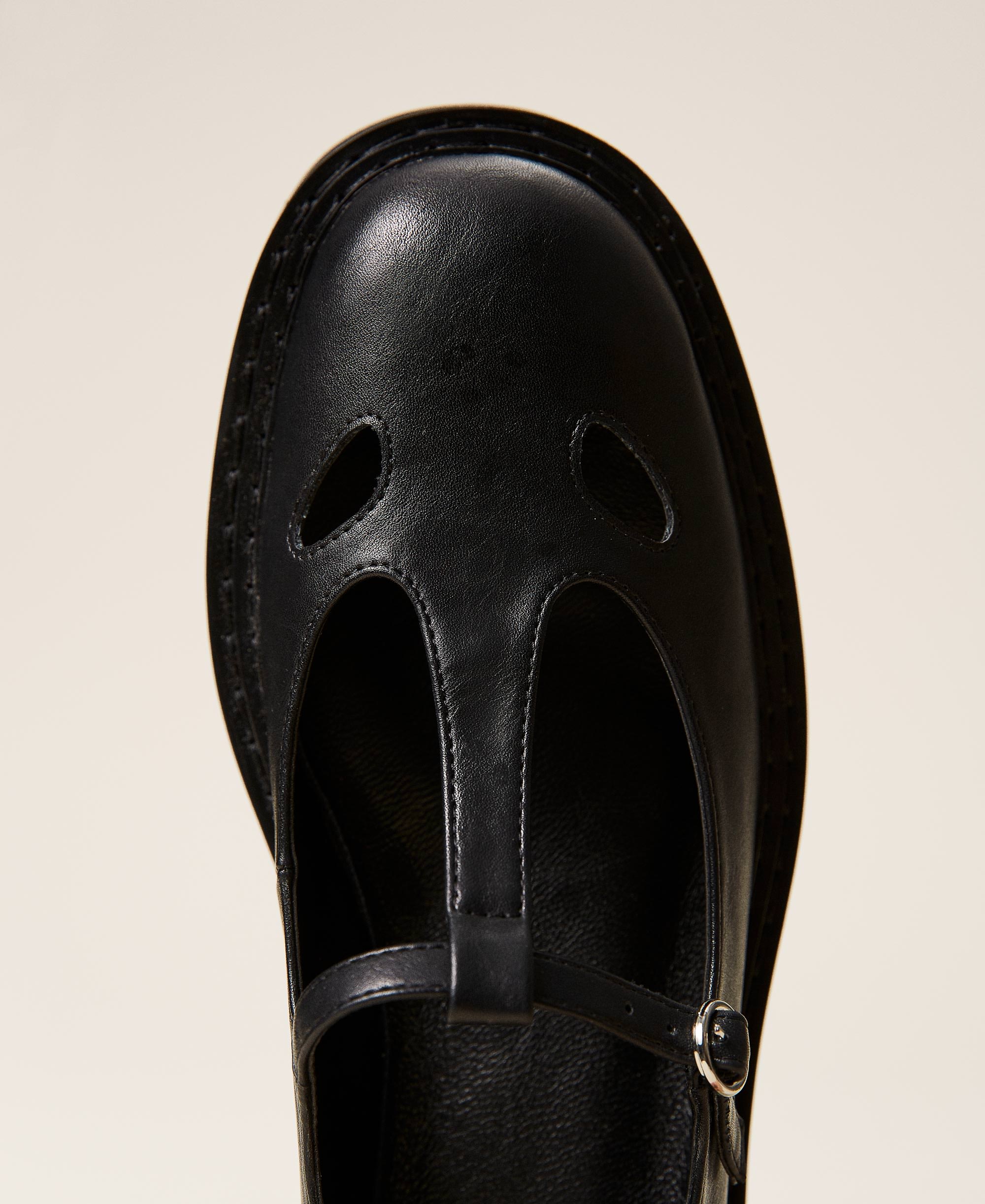 Zapatos Tbar con pulsera Mujer, Negro TWINSET Milano