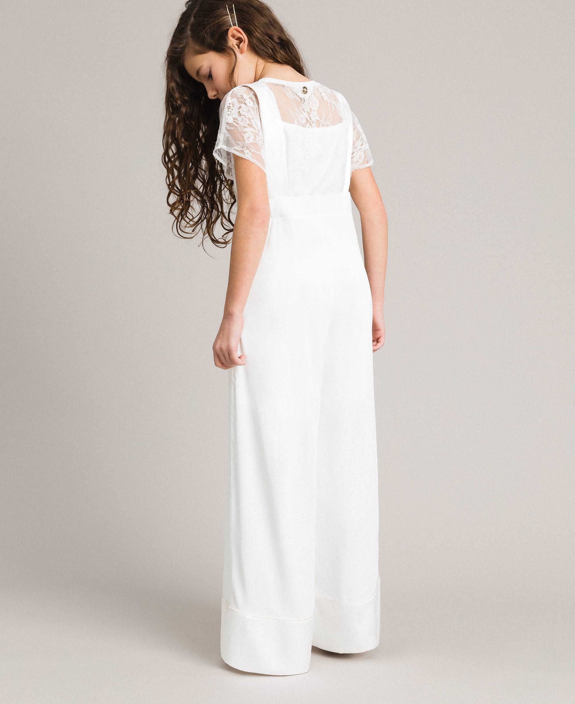 Tuta in georgette e raso