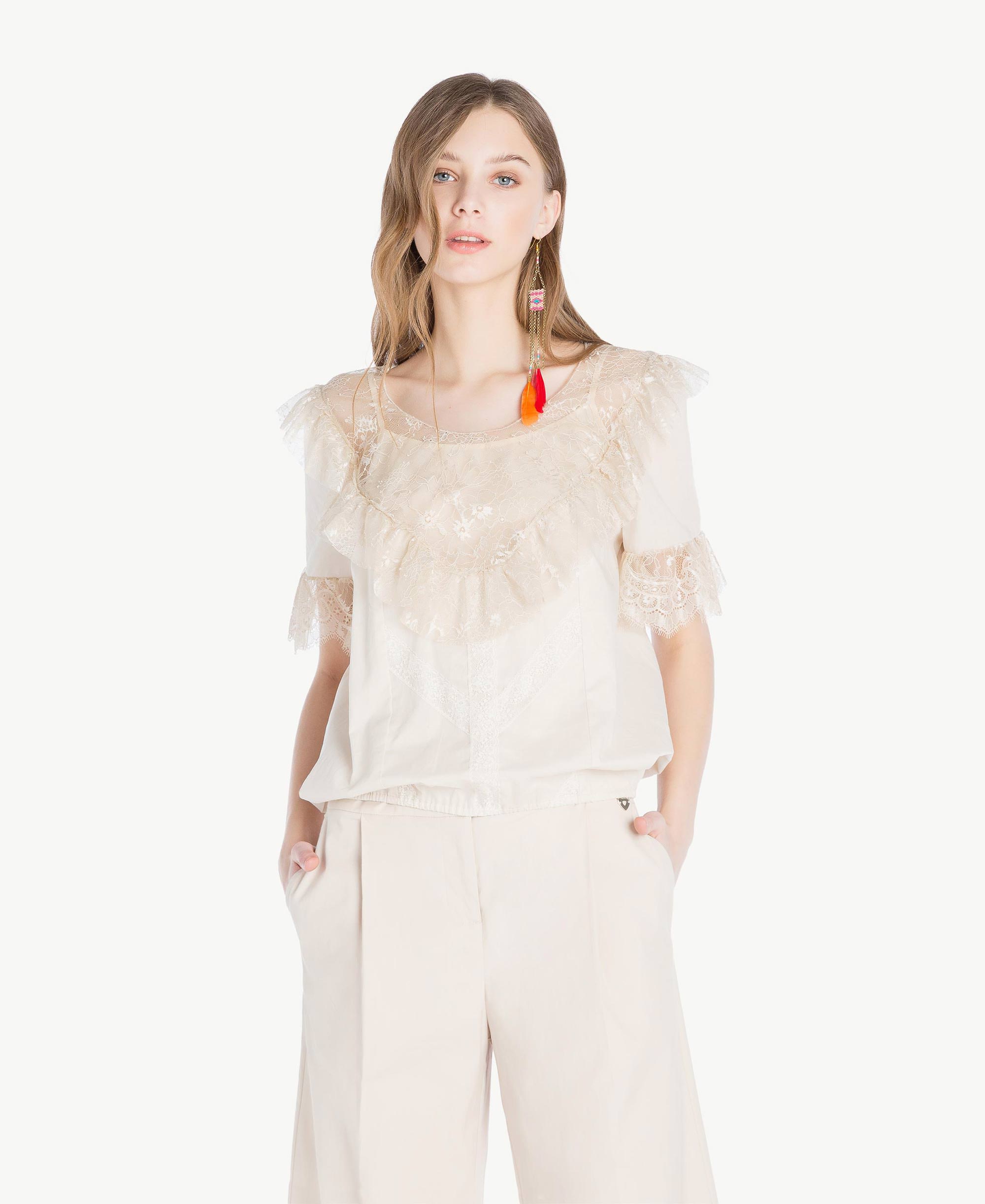 Maxi Bluse aus Spitze main image 0