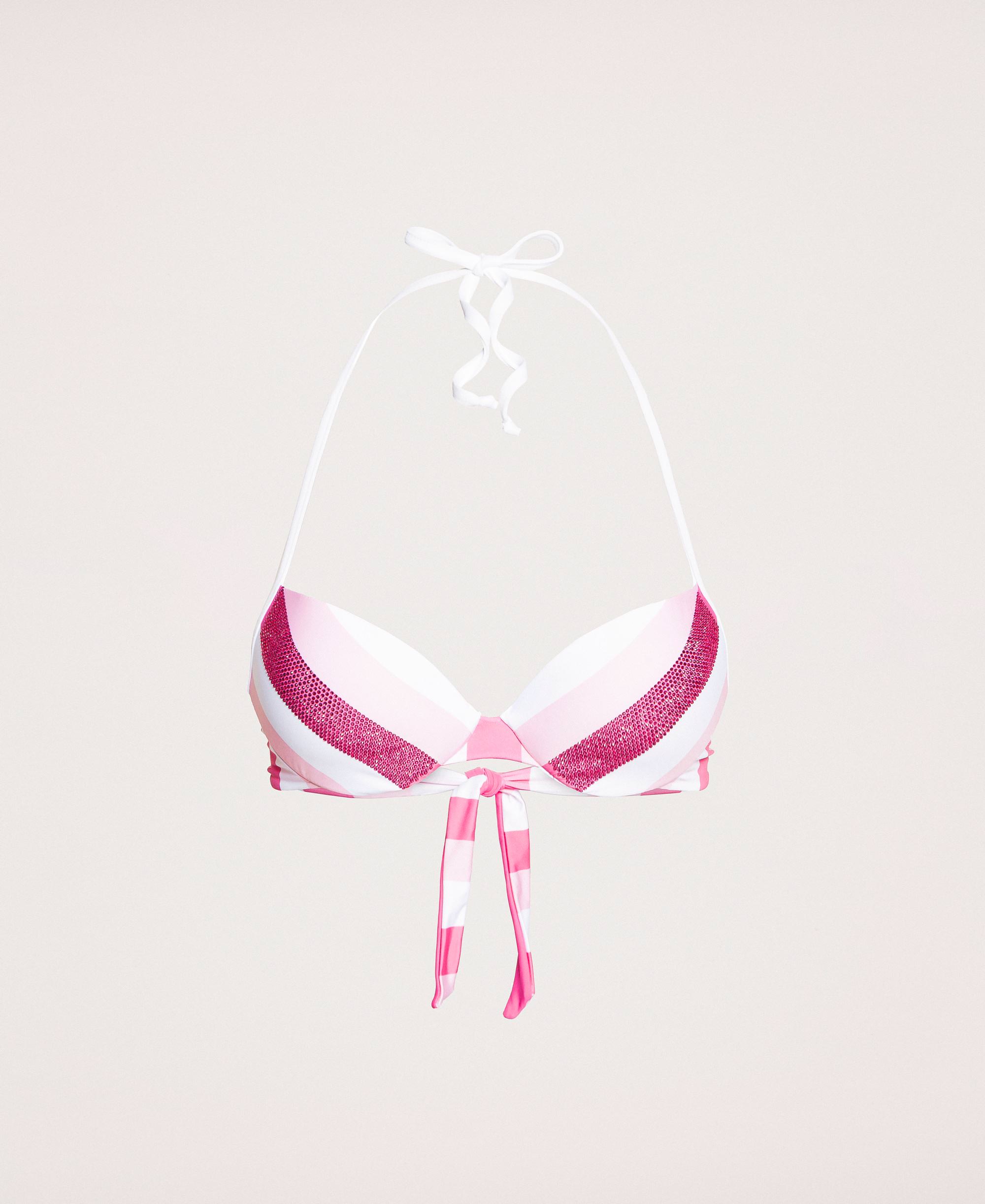 push up pink bikini