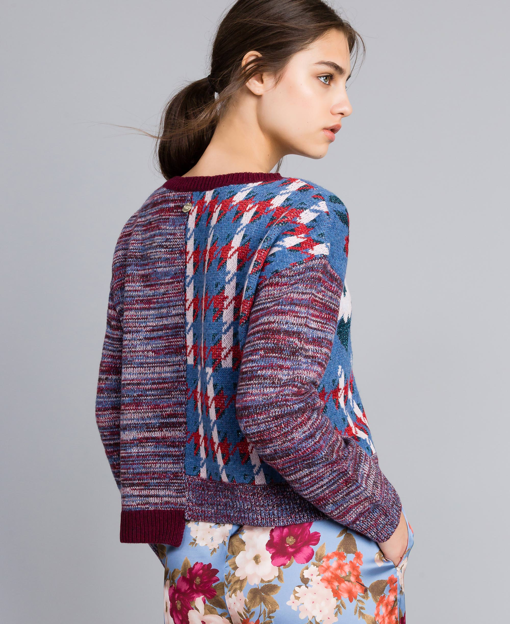 Sandrine - Maglia jacquard in cotone